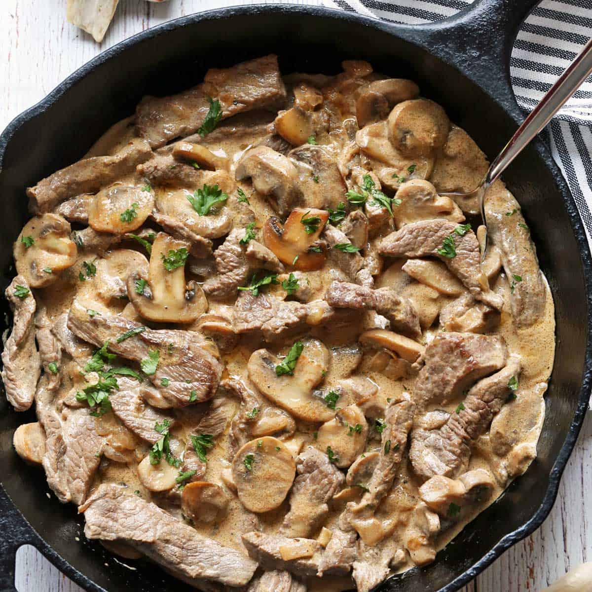 Beef Stroganoff